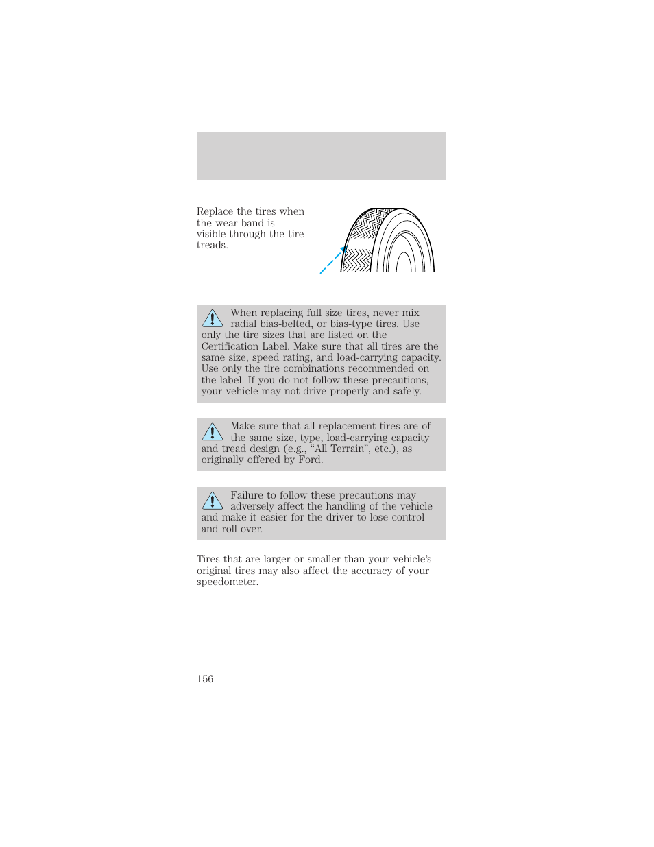 Maintenance and care | Mercury Sable 1999 User Manual | Page 156 / 216