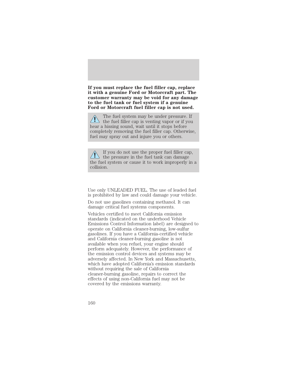 Maintenance and care | Mercury Sable 1999 User Manual | Page 160 / 216