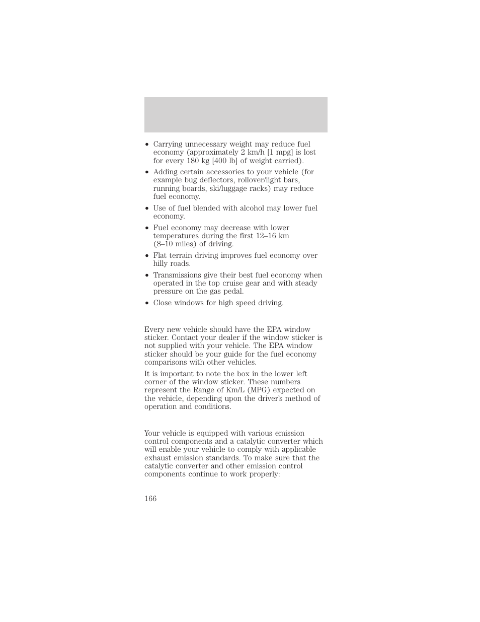 Maintenance and care | Mercury Sable 1999 User Manual | Page 166 / 216