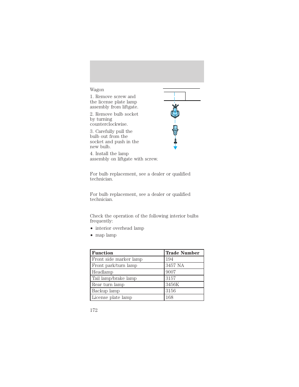 Maintenance and care | Mercury Sable 1999 User Manual | Page 172 / 216