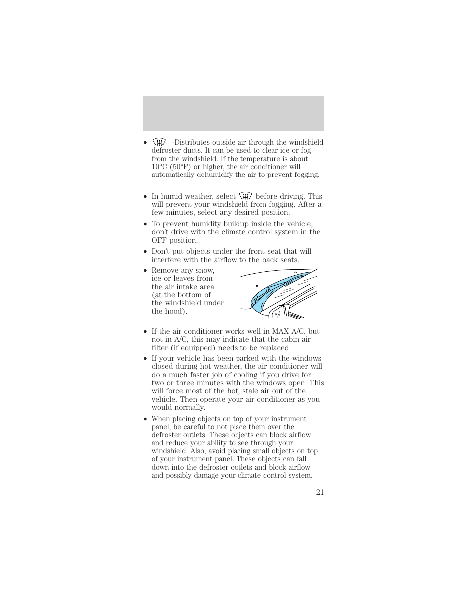 Controls and features | Mercury Sable 1999 User Manual | Page 21 / 216