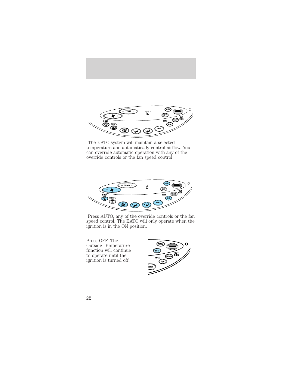 Controls and features | Mercury Sable 1999 User Manual | Page 22 / 216