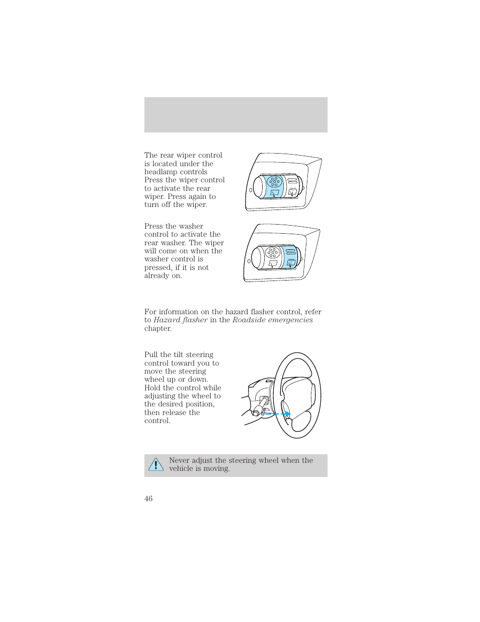 Controls and features | Mercury Sable 1999 User Manual | Page 46 / 216