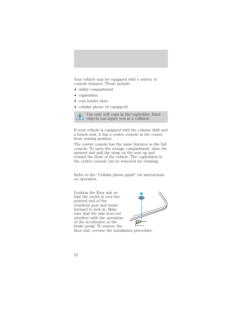 Controls and features | Mercury Sable 1999 User Manual | Page 52 / 216