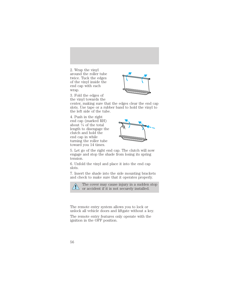 Controls and features | Mercury Sable 1999 User Manual | Page 56 / 216