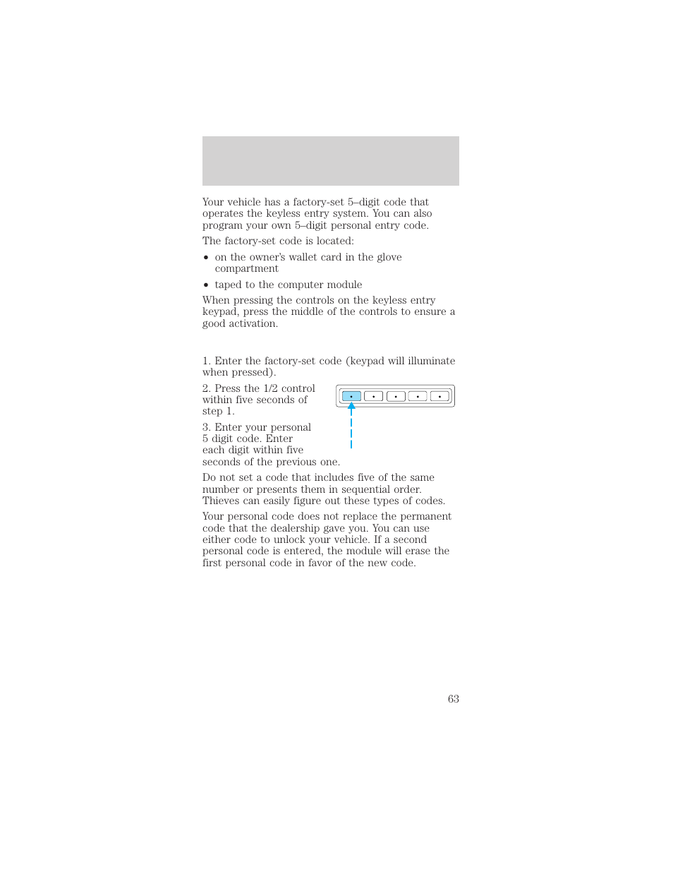 Controls and features | Mercury Sable 1999 User Manual | Page 63 / 216