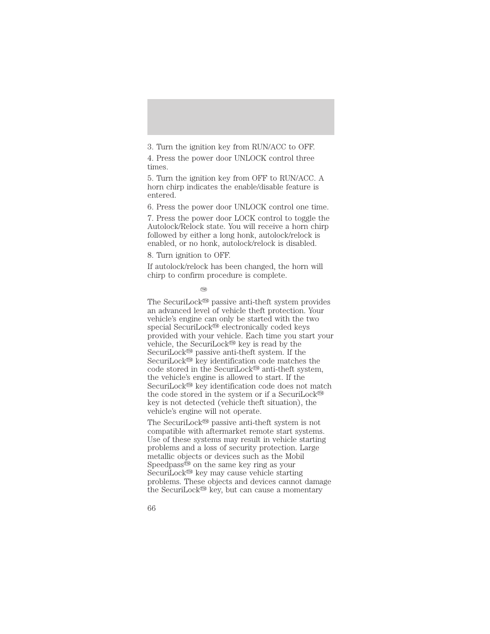 Controls and features | Mercury Sable 1999 User Manual | Page 66 / 216
