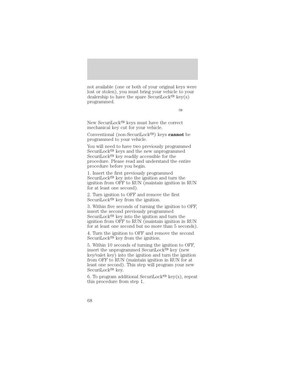 Controls and features | Mercury Sable 1999 User Manual | Page 68 / 216
