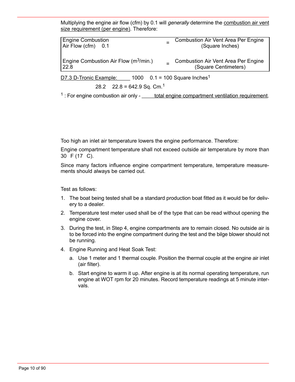 Mercury INSTALLATION MANUAL D7.3L D-TRONIC User Manual | Page 10 / 90