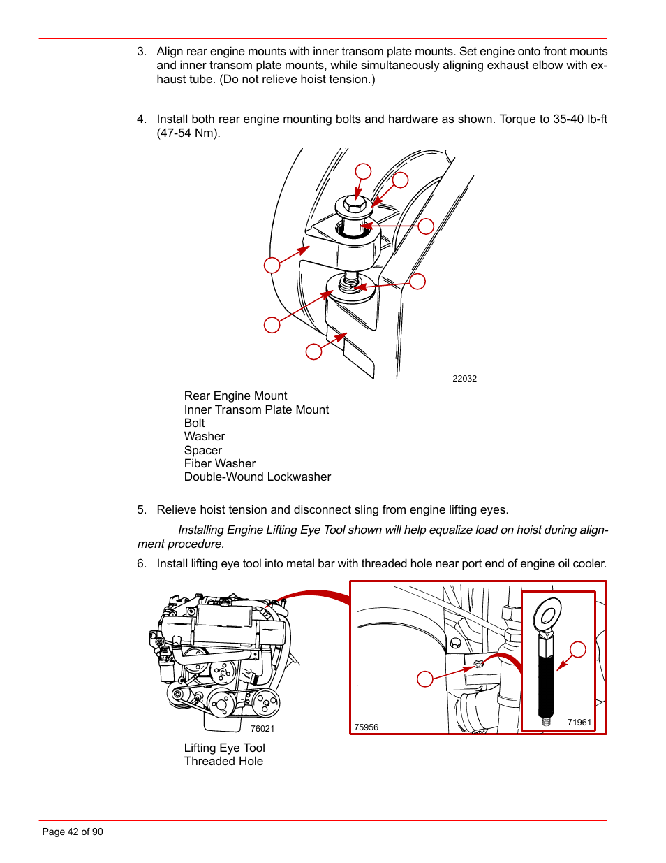 Mercury INSTALLATION MANUAL D7.3L D-TRONIC User Manual | Page 42 / 90