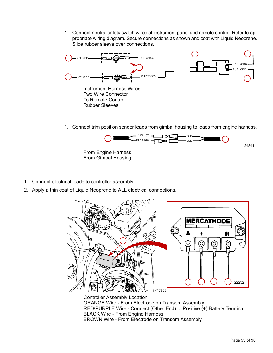 Mercury INSTALLATION MANUAL D7.3L D-TRONIC User Manual | Page 53 / 90