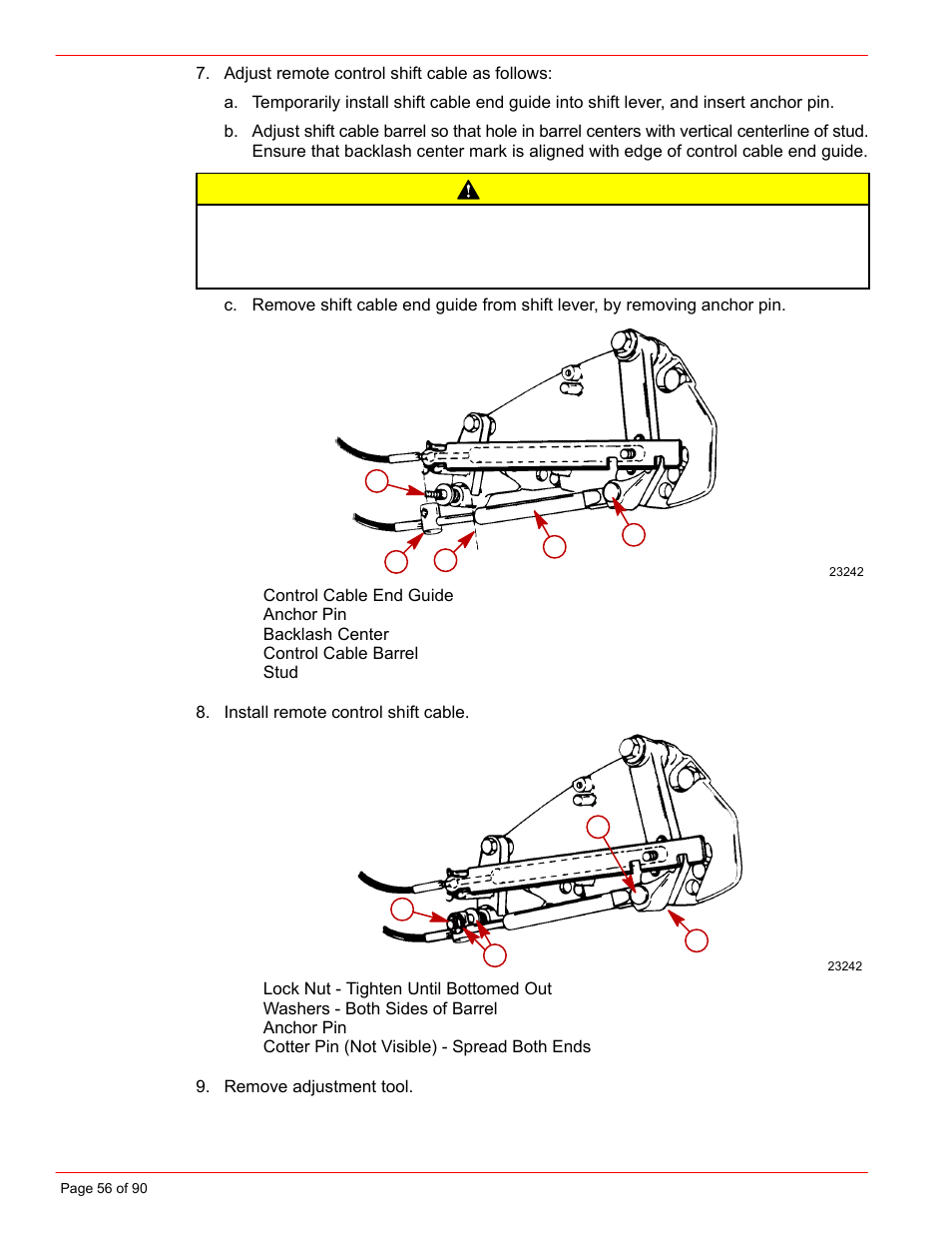 Caution | Mercury INSTALLATION MANUAL D7.3L D-TRONIC User Manual | Page 56 / 90