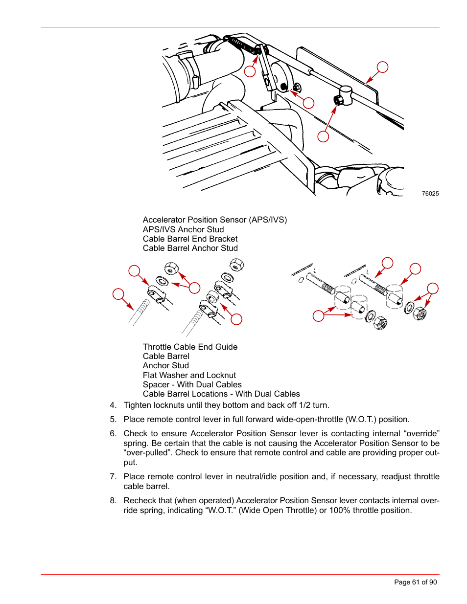 Mercury INSTALLATION MANUAL D7.3L D-TRONIC User Manual | Page 61 / 90