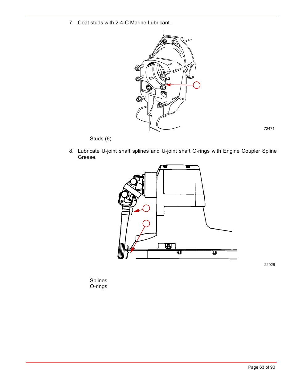 Mercury INSTALLATION MANUAL D7.3L D-TRONIC User Manual | Page 63 / 90