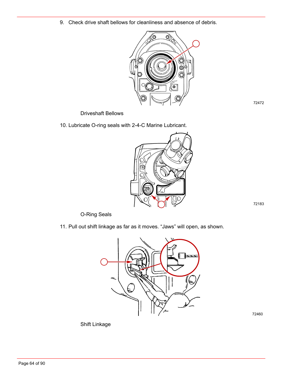 Mercury INSTALLATION MANUAL D7.3L D-TRONIC User Manual | Page 64 / 90