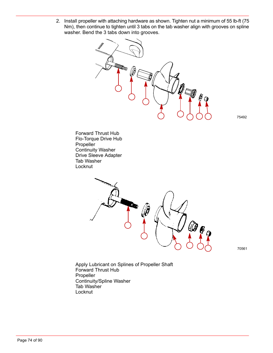 Mercury INSTALLATION MANUAL D7.3L D-TRONIC User Manual | Page 74 / 90