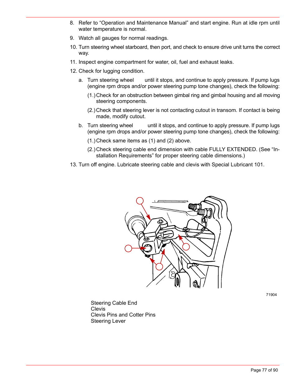 Mercury INSTALLATION MANUAL D7.3L D-TRONIC User Manual | Page 77 / 90