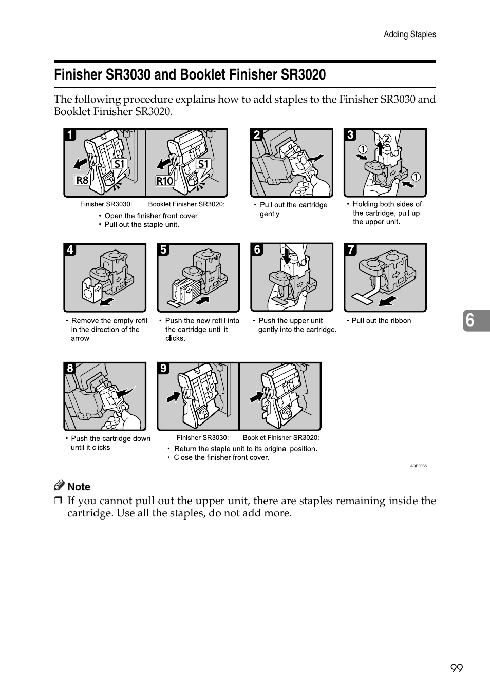 Finisher sr3030 and booklet finisher sr3020 | Microsoft C4500 User Manual | Page 107 / 136