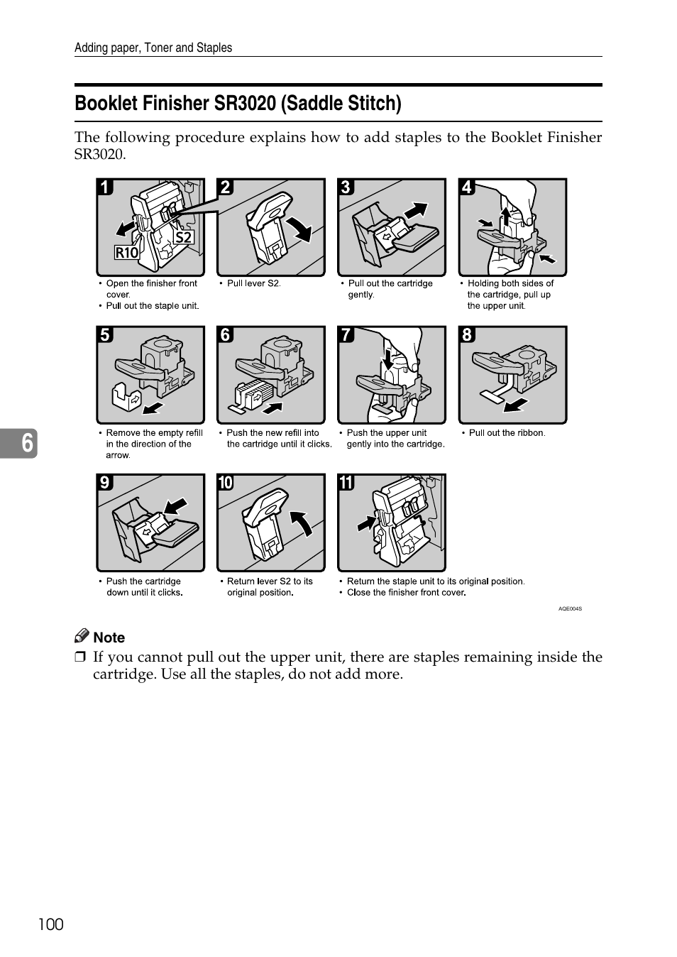 Booklet finisher sr3020 (saddle stitch) | Microsoft C4500 User Manual | Page 108 / 136