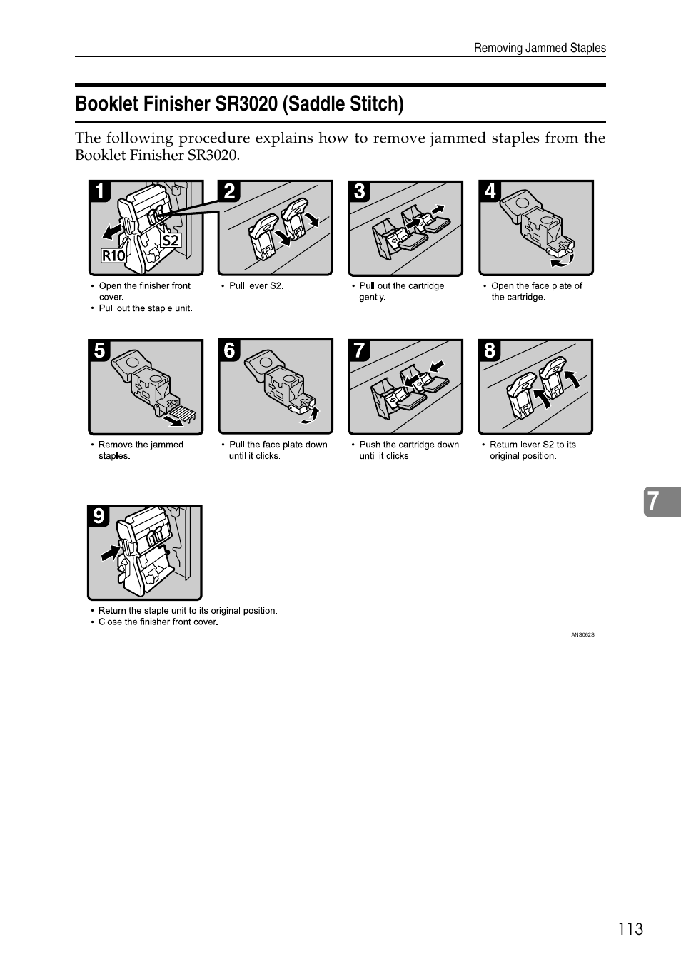 Booklet finisher sr3020 (saddle stitch) | Microsoft C4500 User Manual | Page 121 / 136