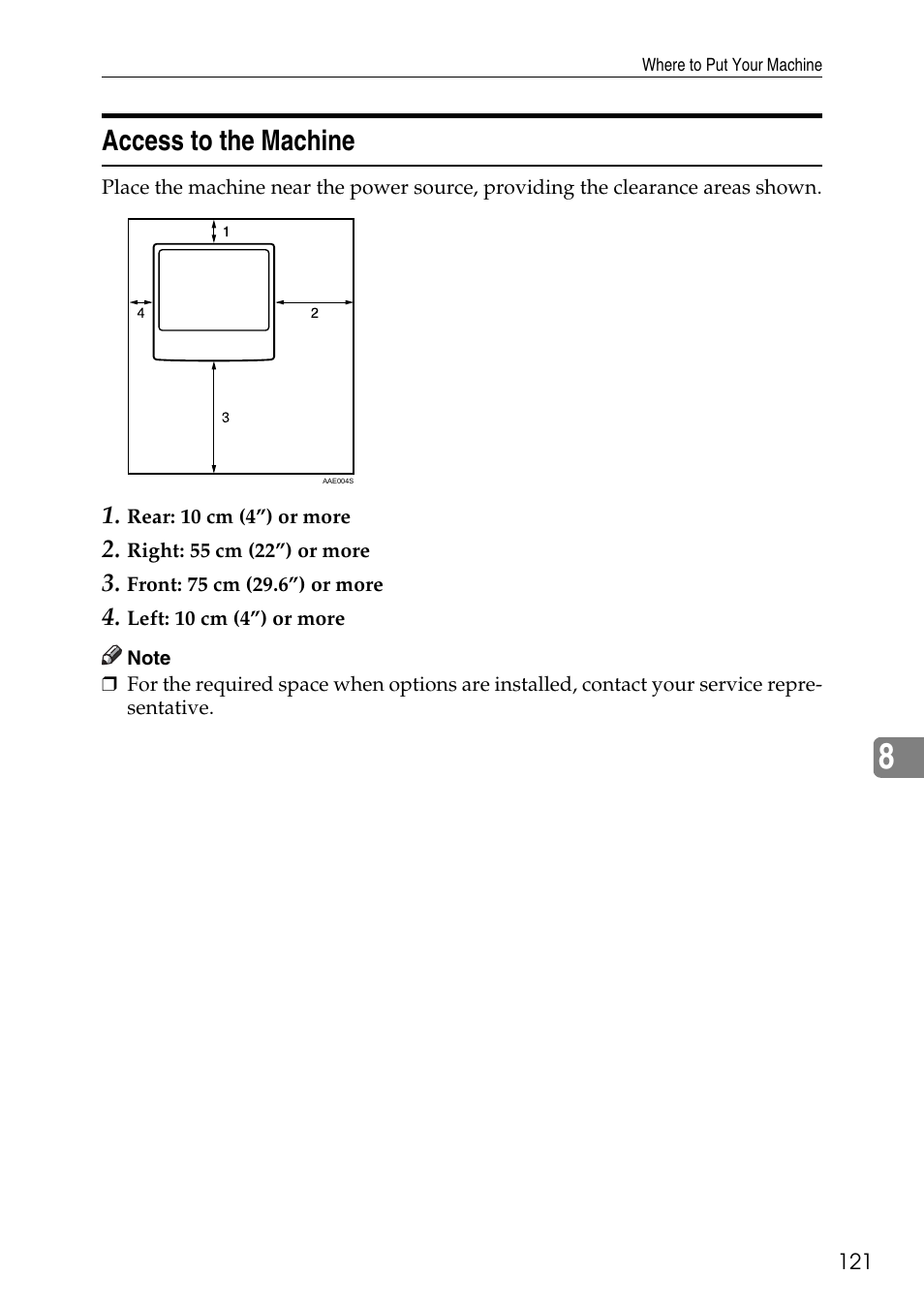 Access to the machine | Microsoft C4500 User Manual | Page 129 / 136