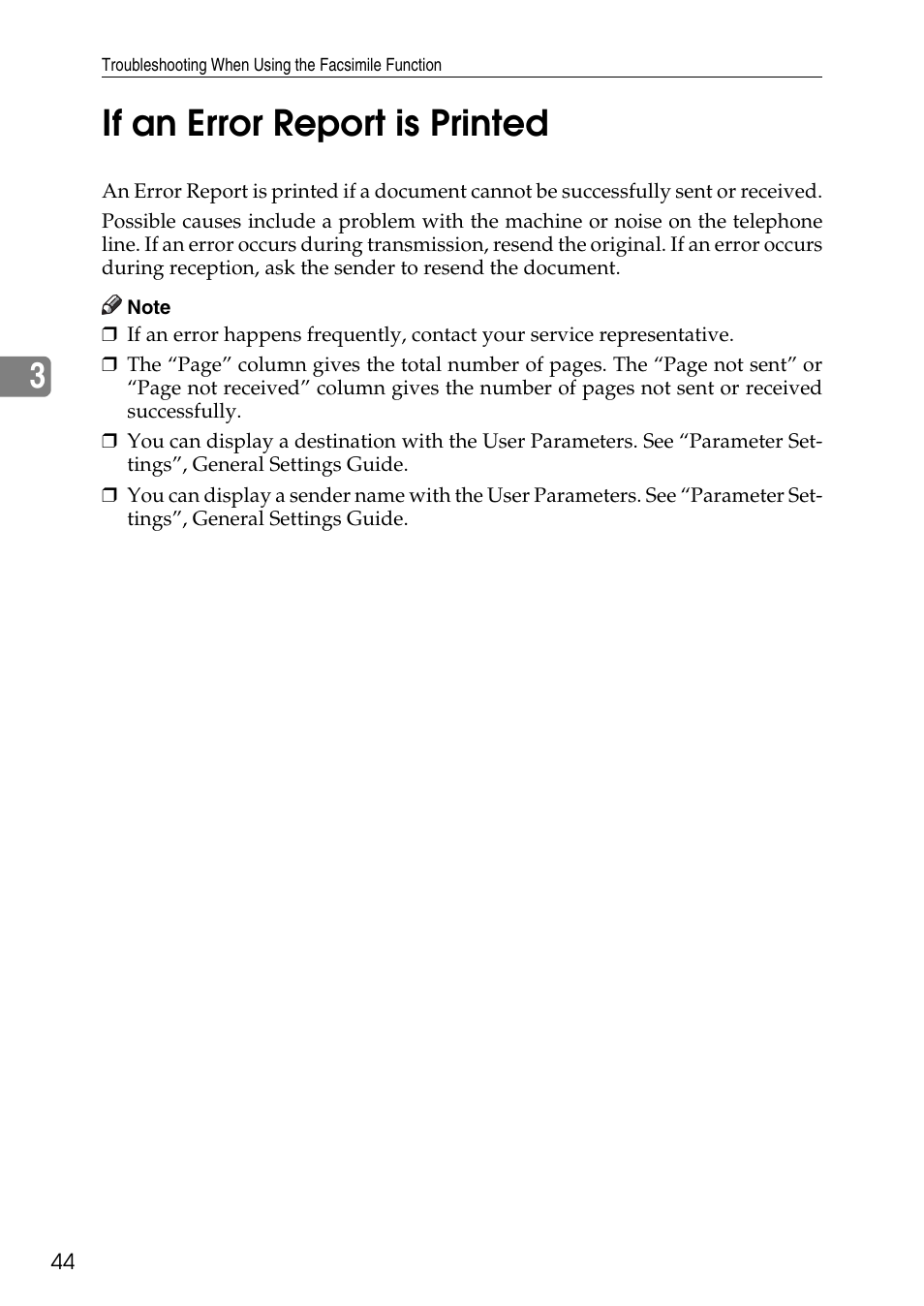 If an error report is printed, 3if an error report is printed | Microsoft C4500 User Manual | Page 52 / 136
