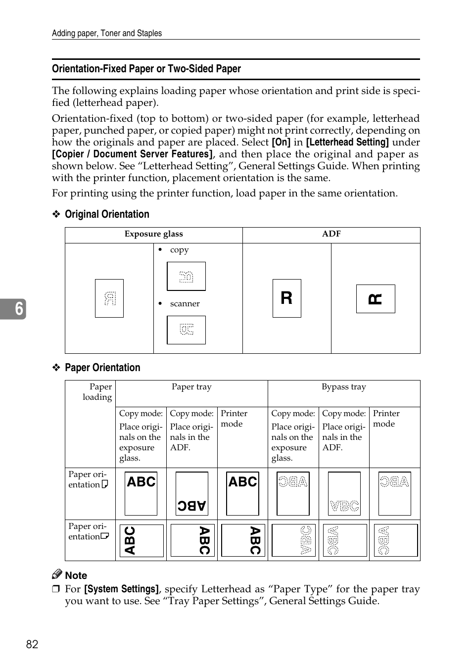 Orientation-fixed paper or two-sided paper | Microsoft C4500 User Manual | Page 90 / 136