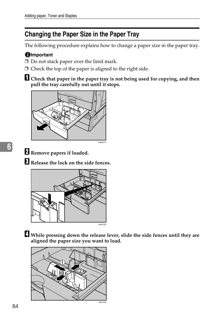 Changing the paper size in the paper tray | Microsoft C4500 User Manual | Page 92 / 136