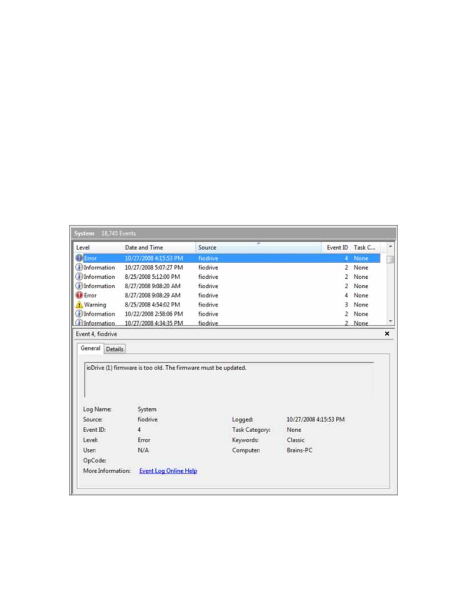 3 troubleshooting event log messages, Troubleshooting event log messages | Microsoft STOREXPRESS DSE4XM1 User Manual | Page 32 / 49