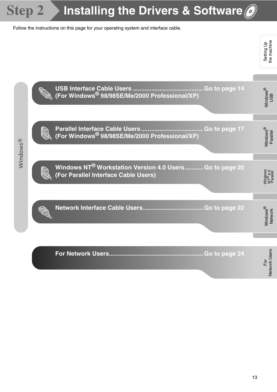 Step 2, Installing the drivers & software | Microsoft SPC210SF User Manual | Page 15 / 30