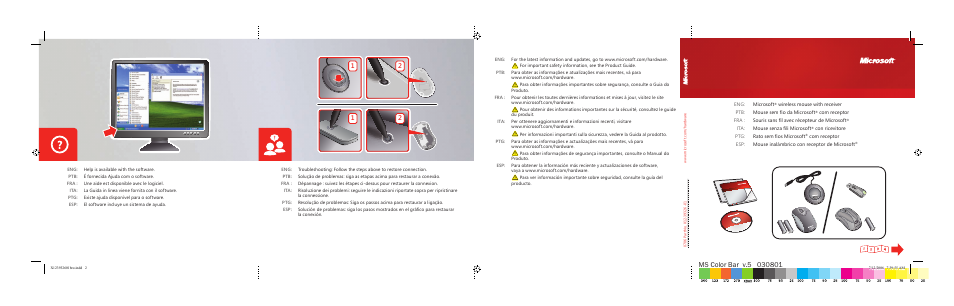 Microsoft Laser Desktop Keyboard 6000 v3.0 User Manual | Page 2 / 2
