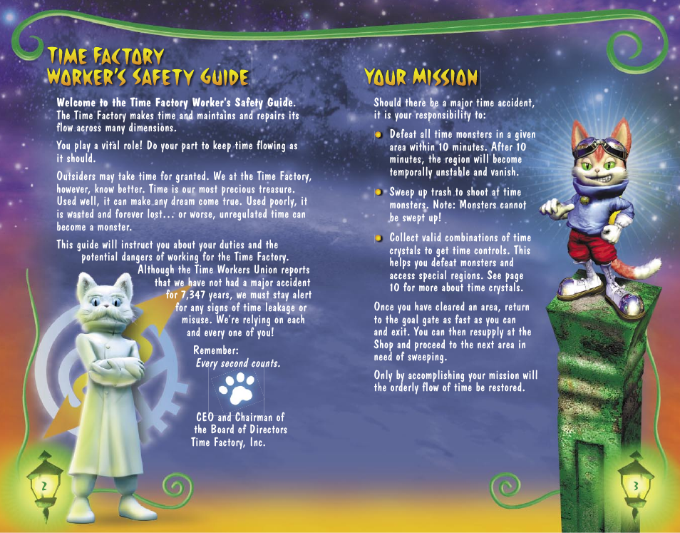 Microsoft Blinx The Time Sweeper for Xbox User Manual | Page 3 / 12