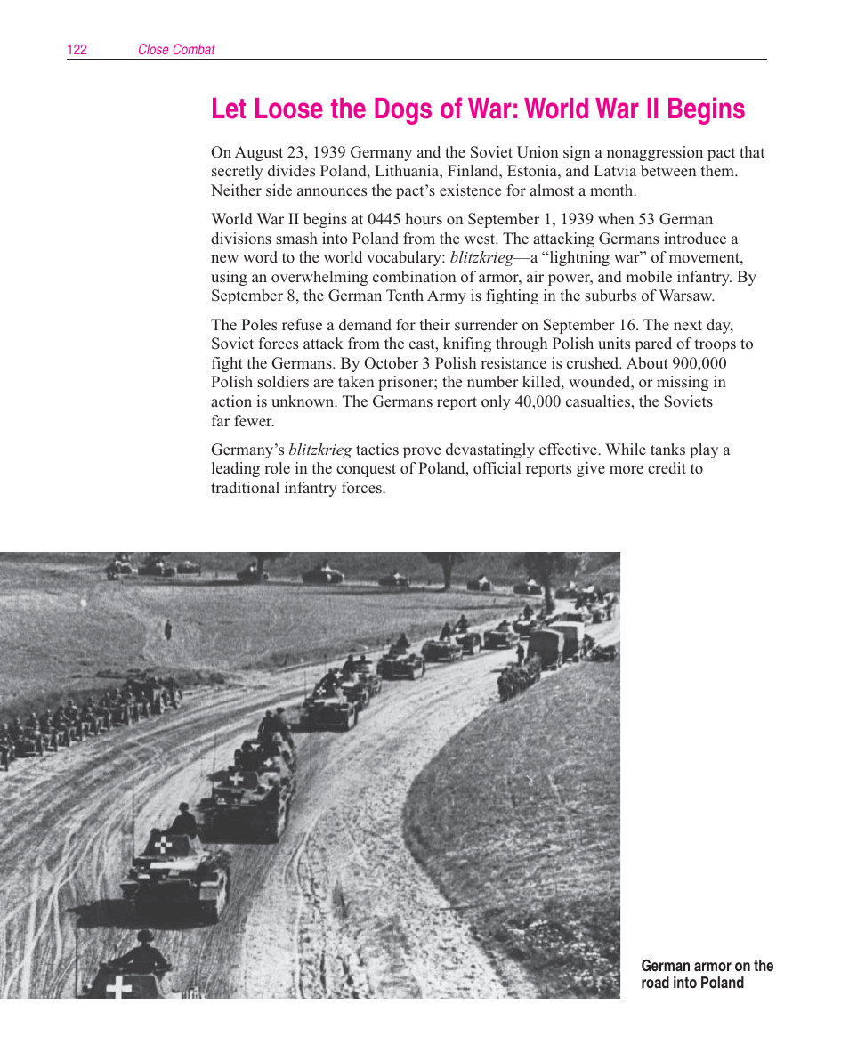 Let loose the dogs of war: world war ii begins | Microsoft Close Combat User Manual | Page 123 / 163