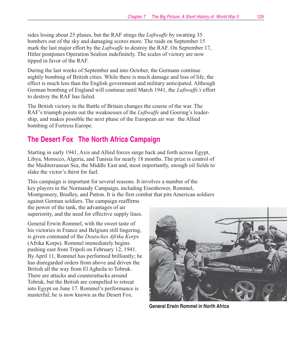 The desert fox  the north africa campaign | Microsoft Close Combat User Manual | Page 130 / 163