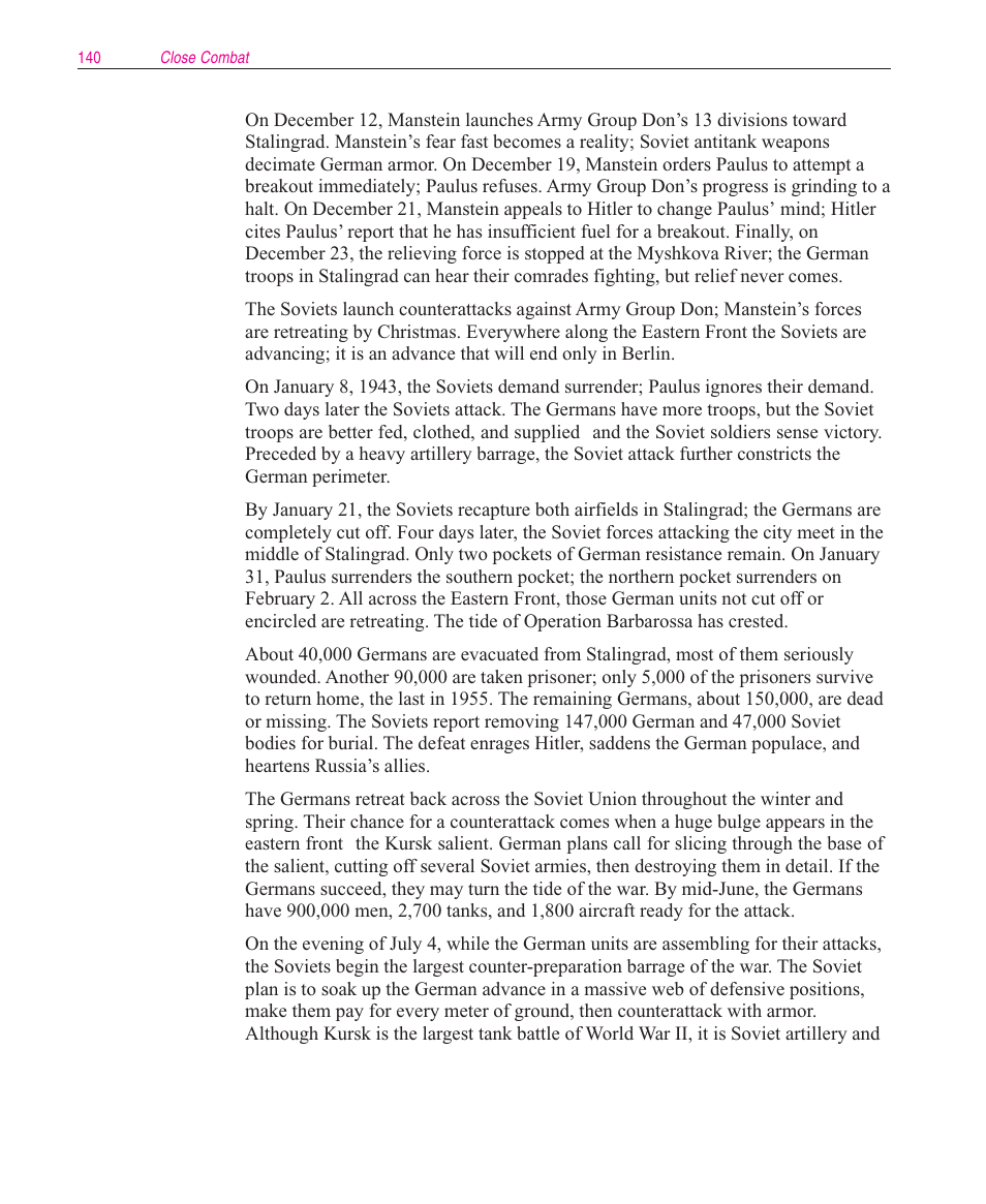 Microsoft Close Combat User Manual | Page 141 / 163
