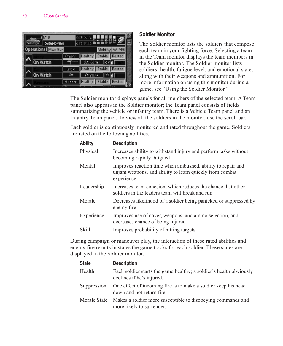 Microsoft Close Combat User Manual | Page 21 / 163