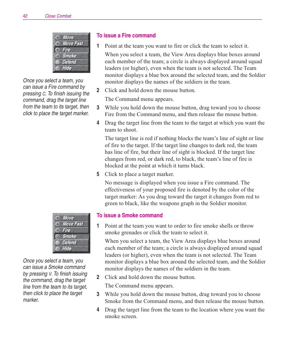 Microsoft Close Combat User Manual | Page 43 / 163