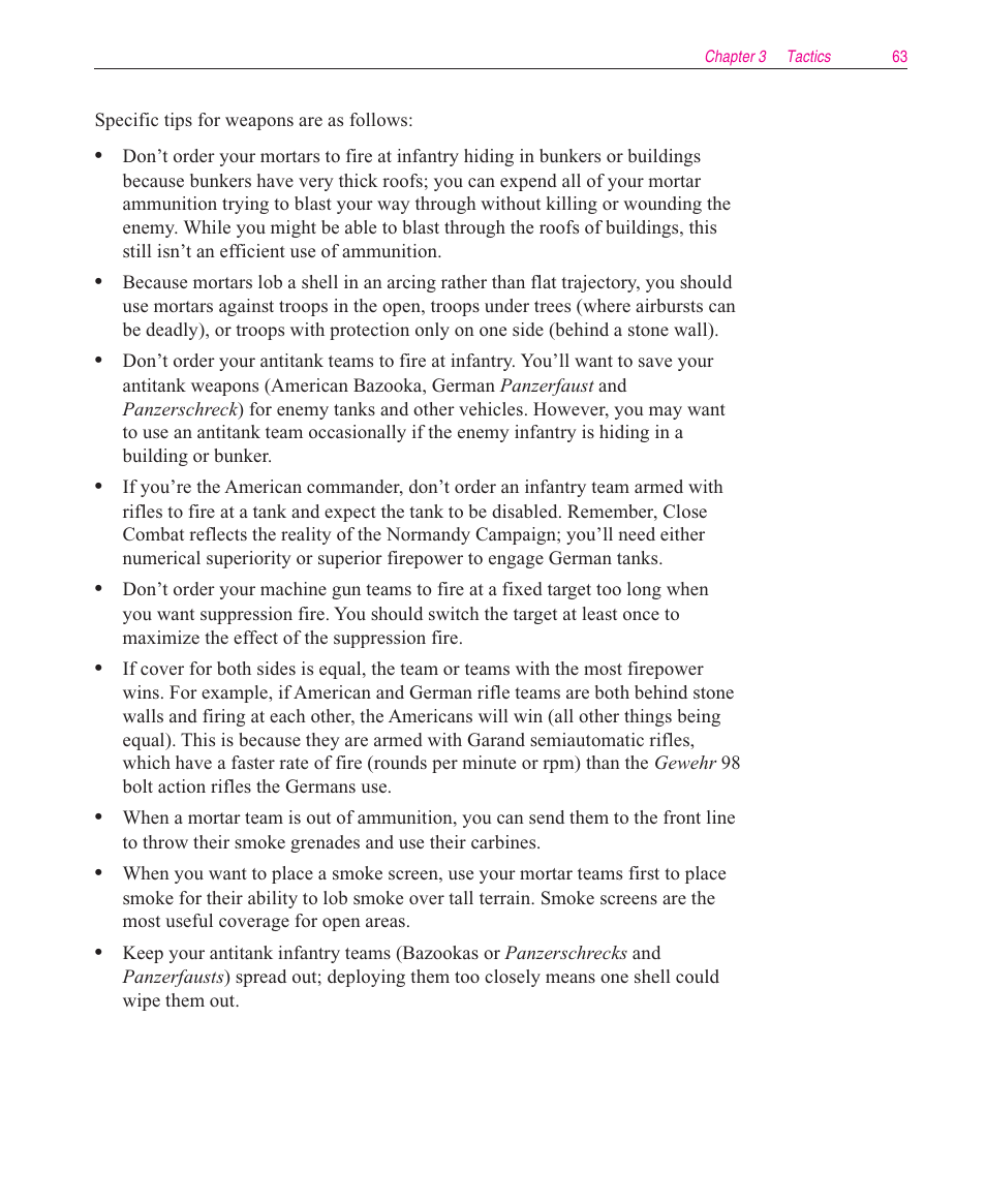 Microsoft Close Combat User Manual | Page 64 / 163