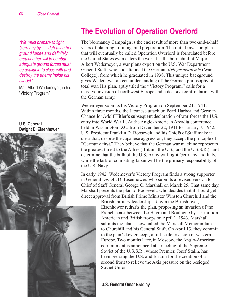 The evolution of operation overlord | Microsoft Close Combat User Manual | Page 67 / 163