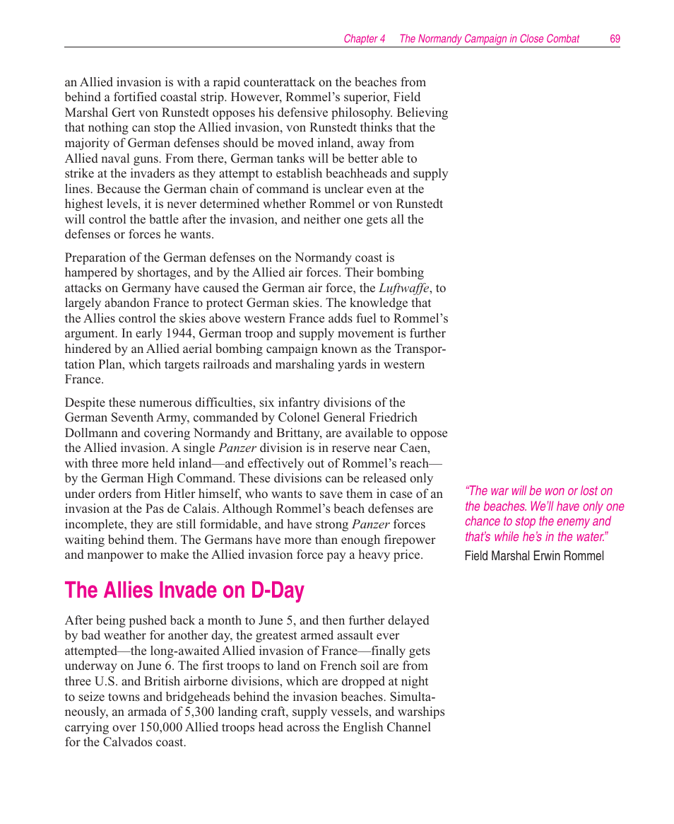 The allies invade on d-day | Microsoft Close Combat User Manual | Page 70 / 163