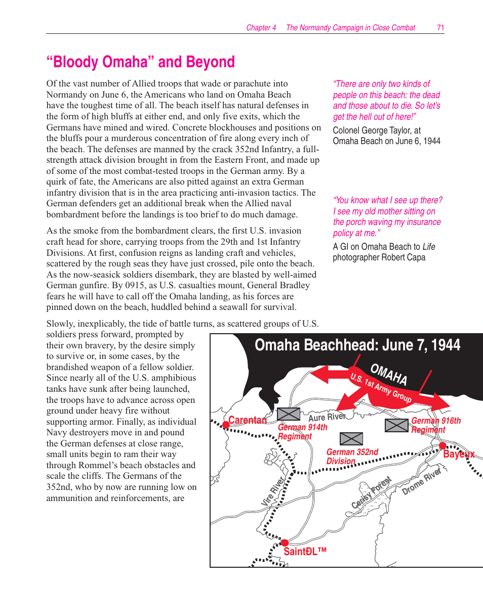 Bloody omaha” and beyond, Omaha | Microsoft Close Combat User Manual | Page 72 / 163