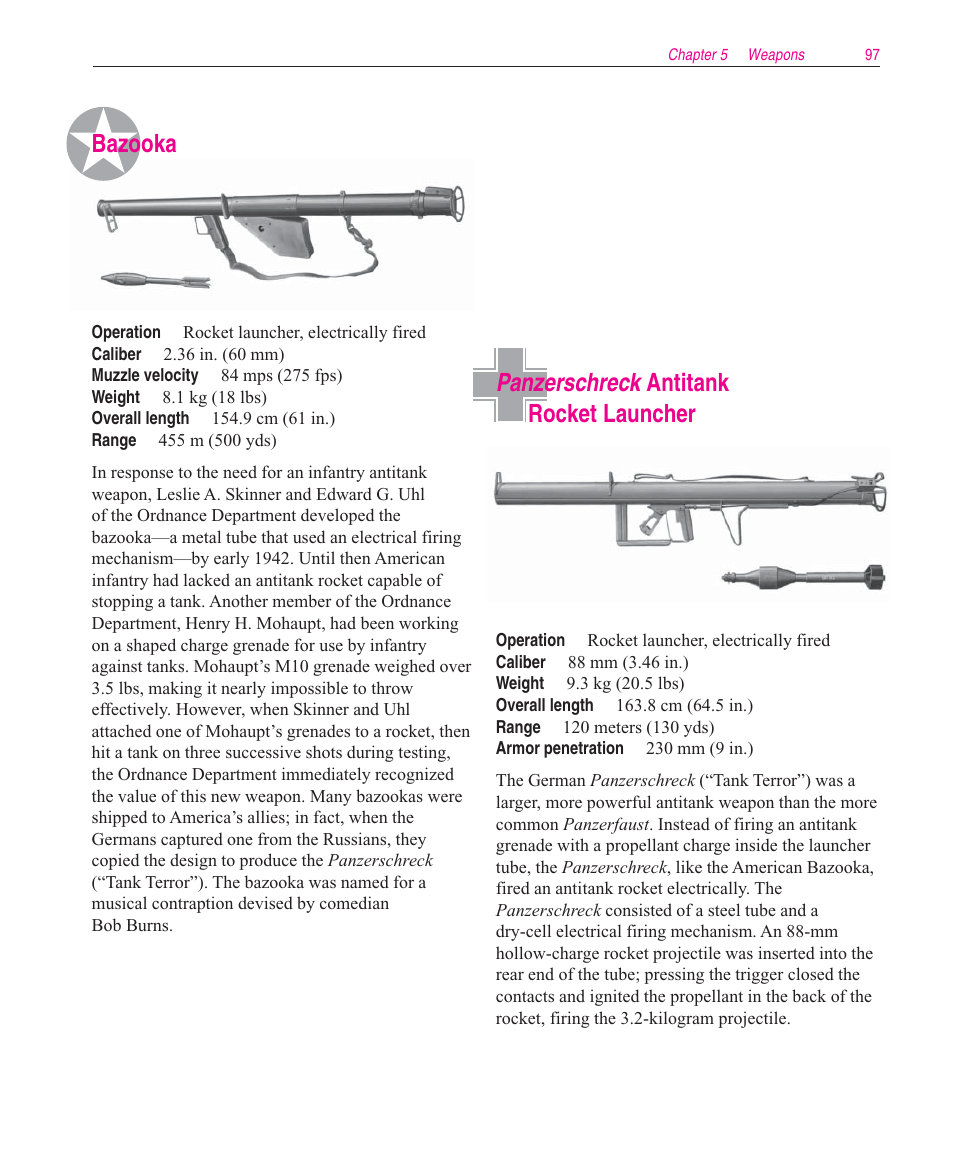 Bazooka panzerschreck antitank rocket launcher | Microsoft Close Combat User Manual | Page 98 / 163
