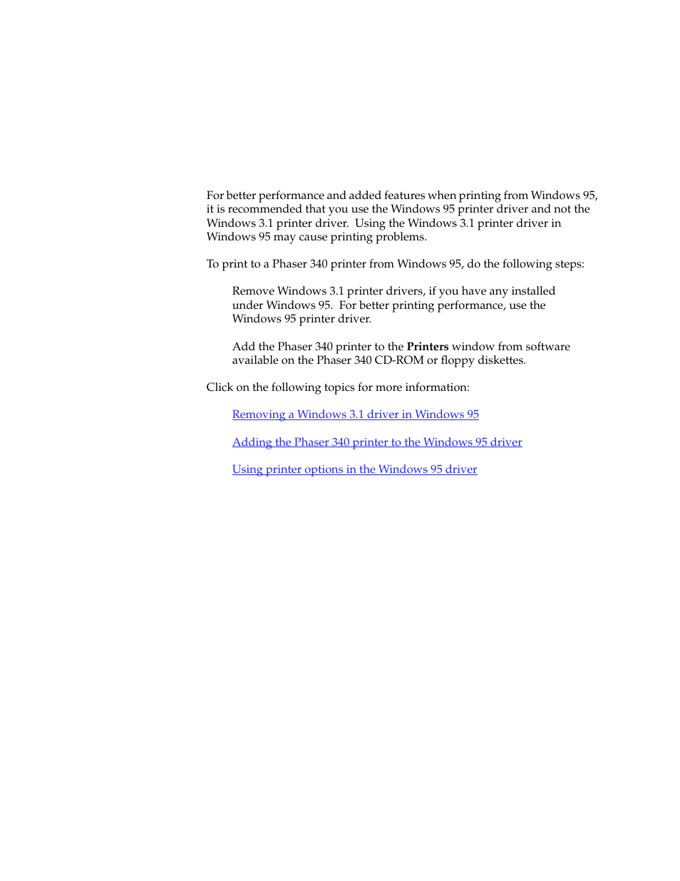 Microsoft PHASER 340 User Manual | 15 pages