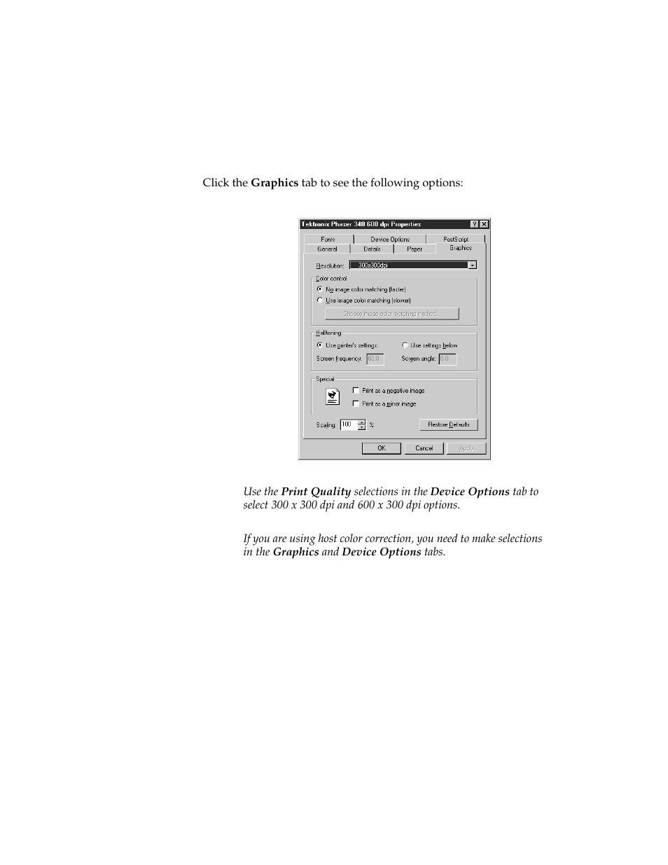 Graphics | Microsoft PHASER 340 User Manual | Page 11 / 15