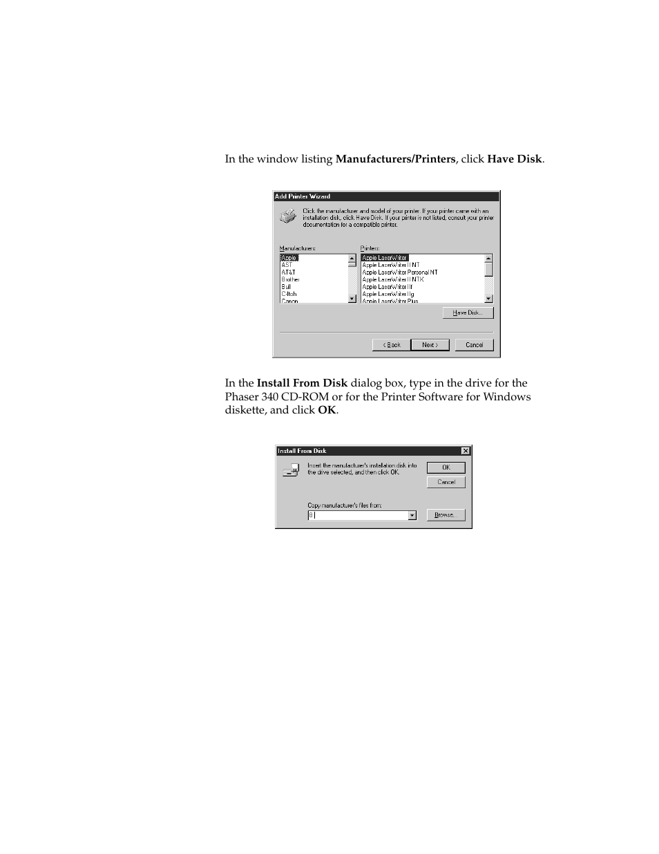 Microsoft PHASER 340 User Manual | Page 5 / 15