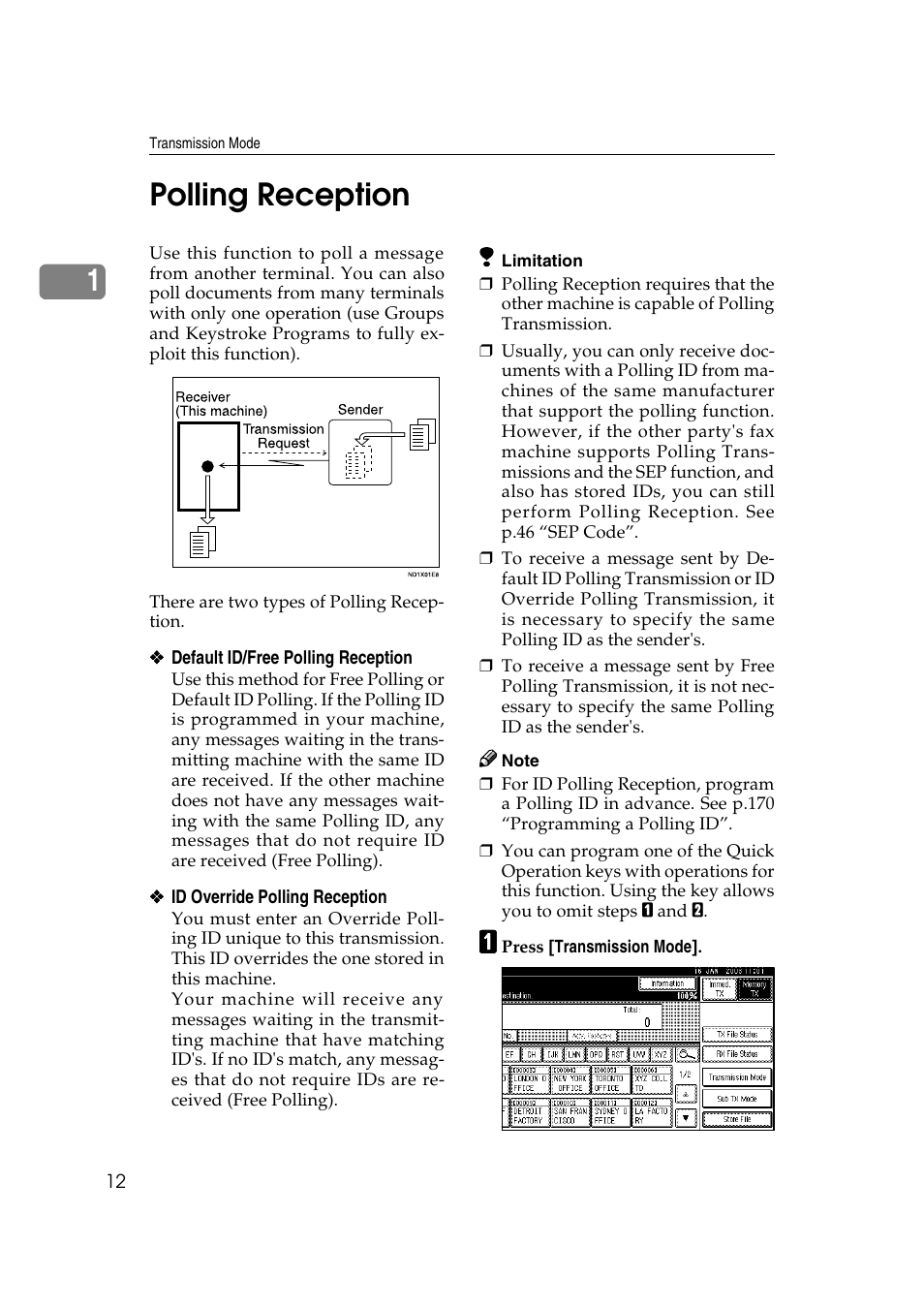 1polling reception | Microsoft 2045 User Manual | Page 24 / 106