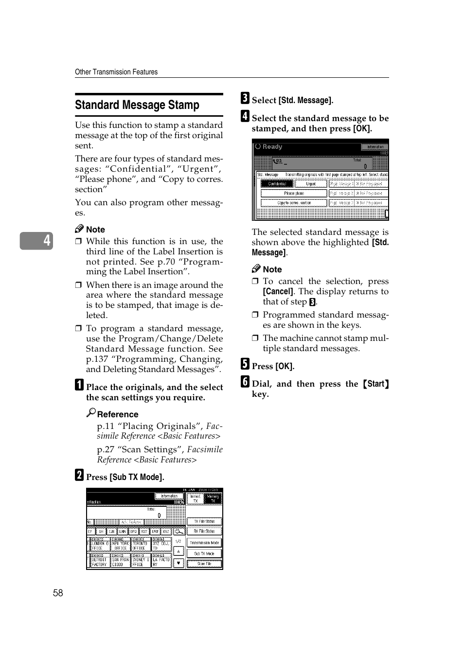 Standard message stamp | Microsoft 2045 User Manual | Page 70 / 106