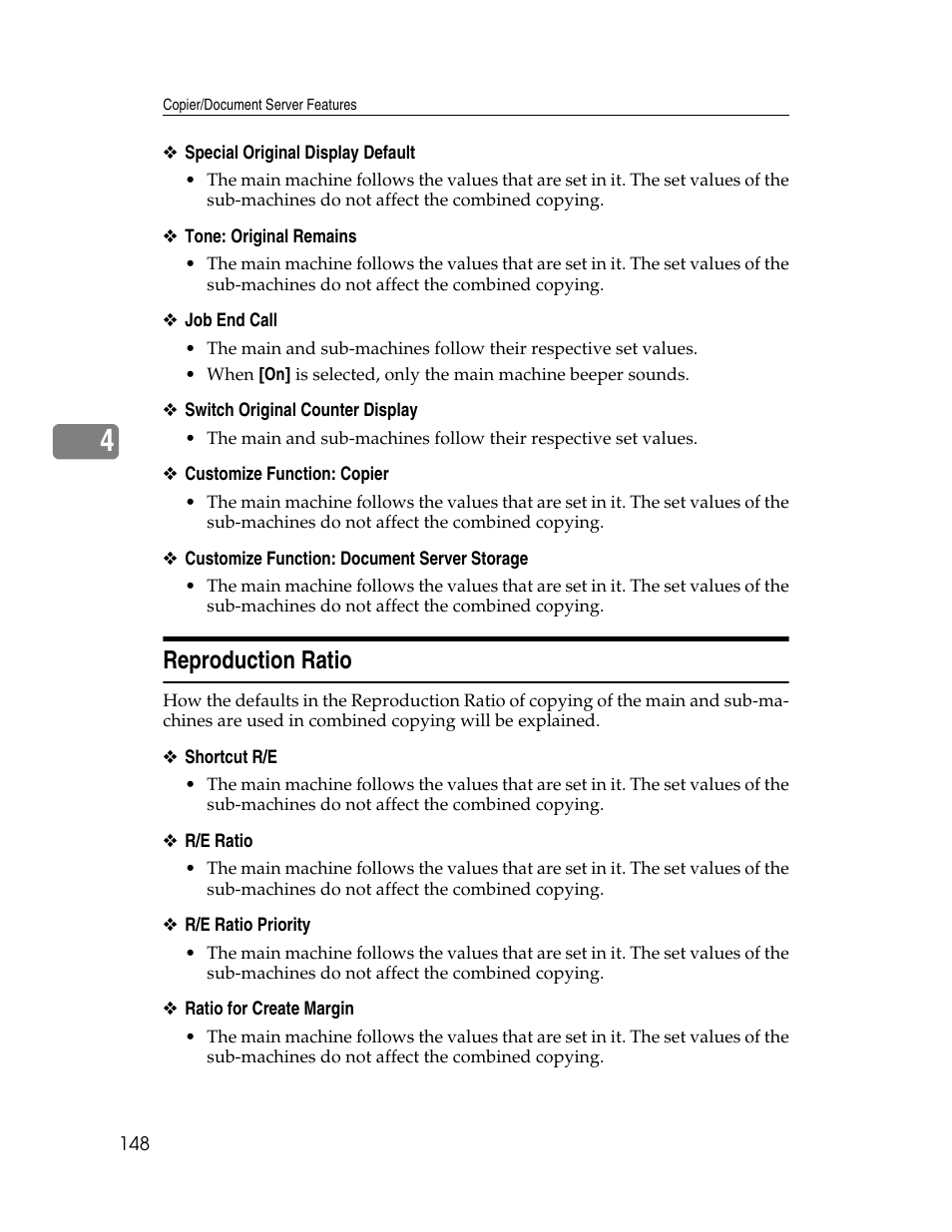 Reproduction ratio | Microsoft PRO 906EX User Manual | Page 156 / 298