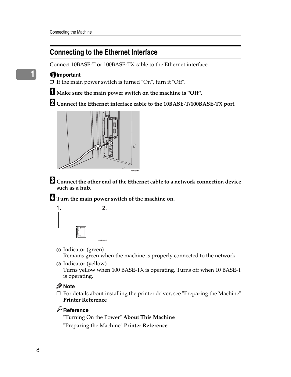 Connecting to the ethernet interface | Microsoft PRO 906EX User Manual | Page 16 / 298