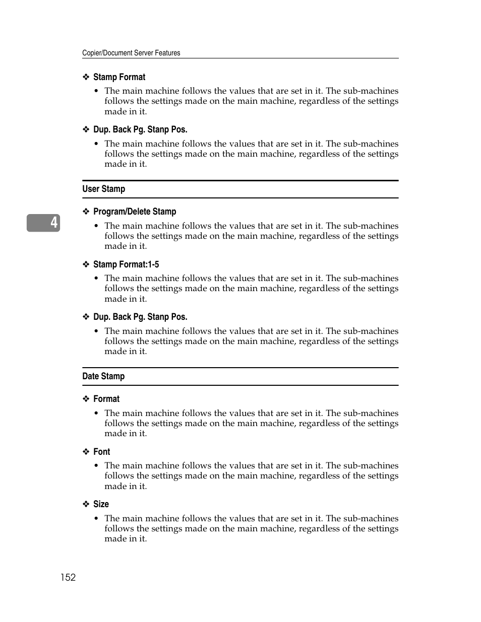 User stamp, Date stamp | Microsoft PRO 906EX User Manual | Page 160 / 298